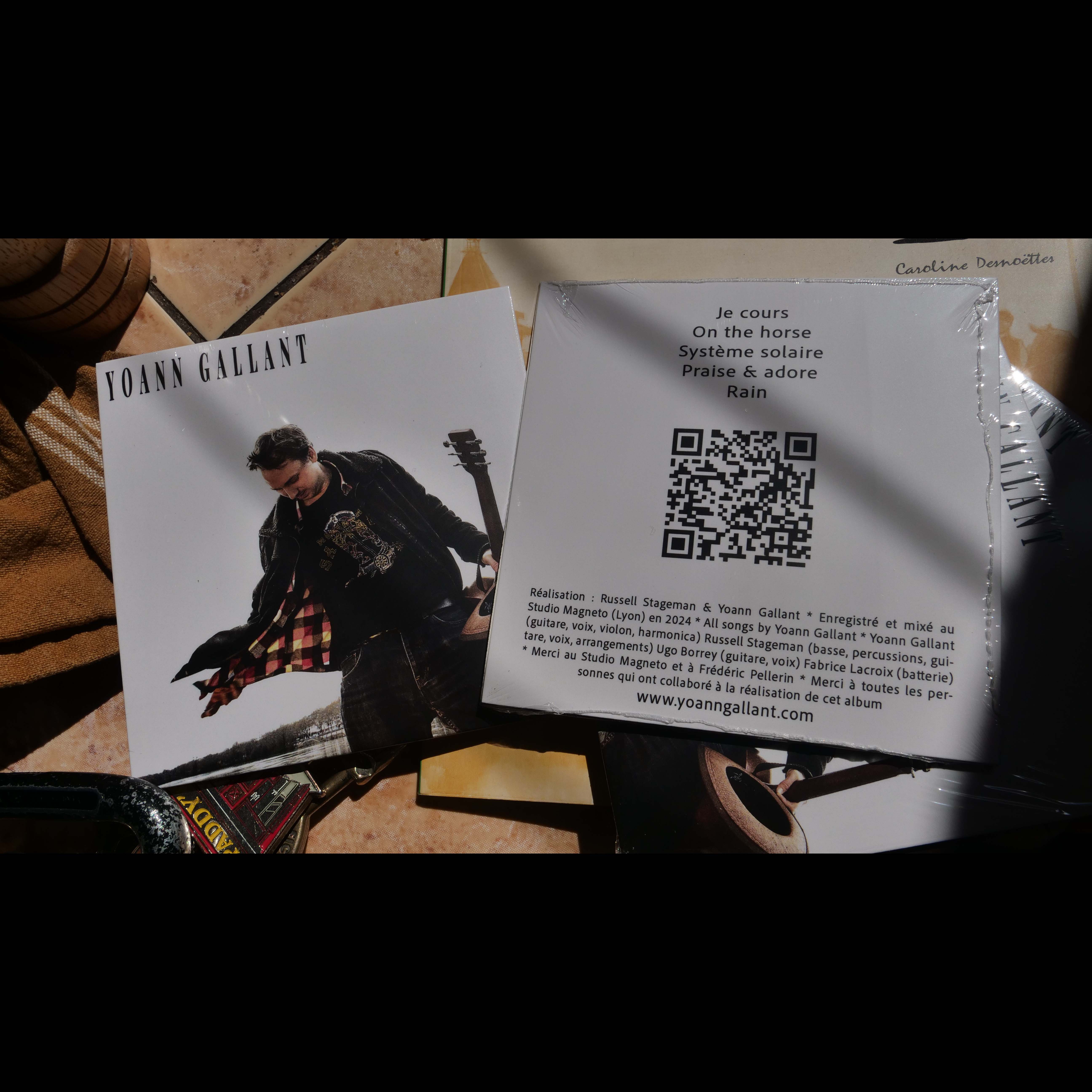 Photo du CD physique de l'EP de Yoann Gallant